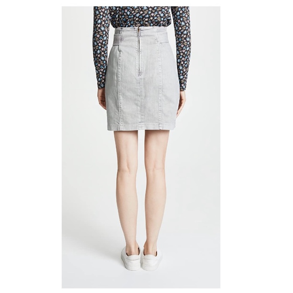 La Vie Rebecca Taylor Denim Knot Skirt - Picture 2 of 9